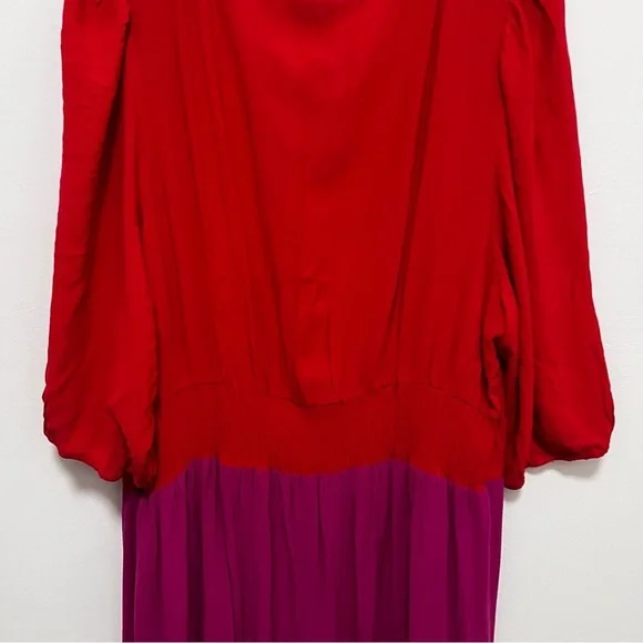 City Chic Color Block Multi Willow Tiered Maxi Dress Size XXL (24) NWT - Picture 8 of 12